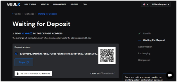 Godex Deposit