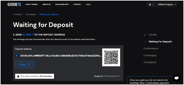 Godex Deposit