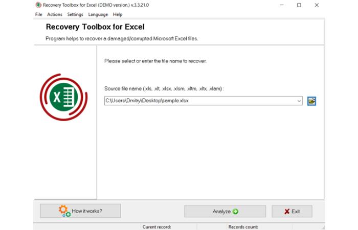 How can you repair the damaged worksheet online?